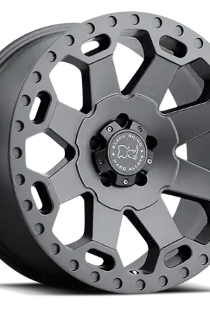 Black Rhino Warlord GY 18x9 +0 5x139.7mm 78.1mm Matte Gunmetal Final Sale