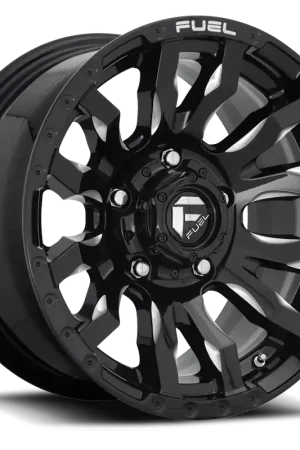 Flash Sale Fuel Blitz D673 18x9 -12 5x127mm 71.5mm Gloss Black Milled