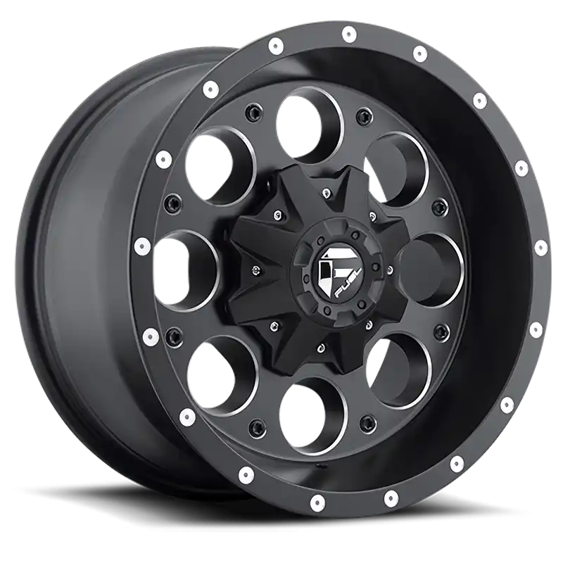 Next Day Delivery Fuel Revolver D525 15x10 -43 6x139.7mm 108mm Matte Black Milled