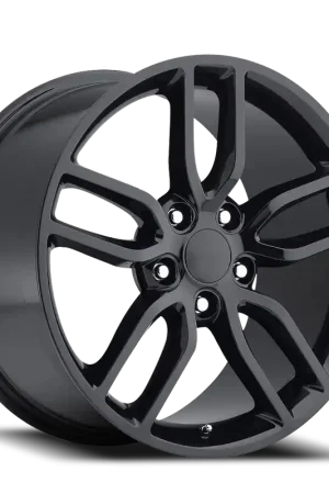 Factory Reproductions FR 26 2015 Corvette C7 Z51 Replica GB 19x10 +79 5x120.65mm 70.3mm Gloss Black Limited Edition