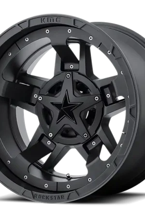 New Arrival XD Series Rockstar III XD827 MB 17x9 -12 5x114.3/5x127mm 72.6mm Matte Black