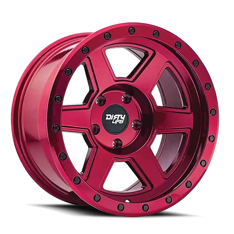 Low Price Dirty Life Compound 9315 Crimson Candy Red 20x10 8x165.1 x25mm 125.2mm