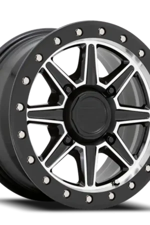 Weekend Sale Black Rhino Webb UTV GBM 15x7 +36 4x110mm 80.2mm Gloss Black Machined Face
