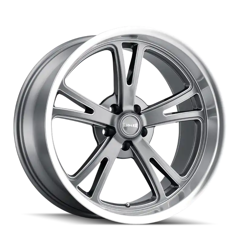 Price Drop Ridler 606 Gloss Grey Machined 18x9.5 5x127 0mm 83.82mm