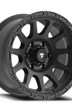 Fittipaldi Offroad Terra Series FT105SB 17x8.5 +0 6x139.7mm 106.2mm Satin Black Same Day Shipping