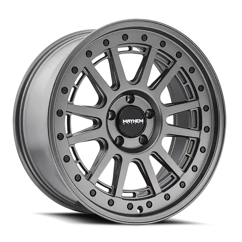Worldwide Shipping Mayhem Compass 8305 Matte Gunmetal W/ Blk Bolt 20x9 6x139.7 18mm 106mm