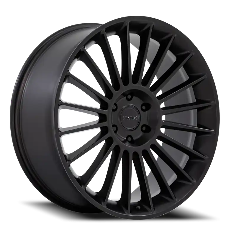 Status Venti MB 22x9.5 +30 5x130mm 84.1mm Matte Black New Release