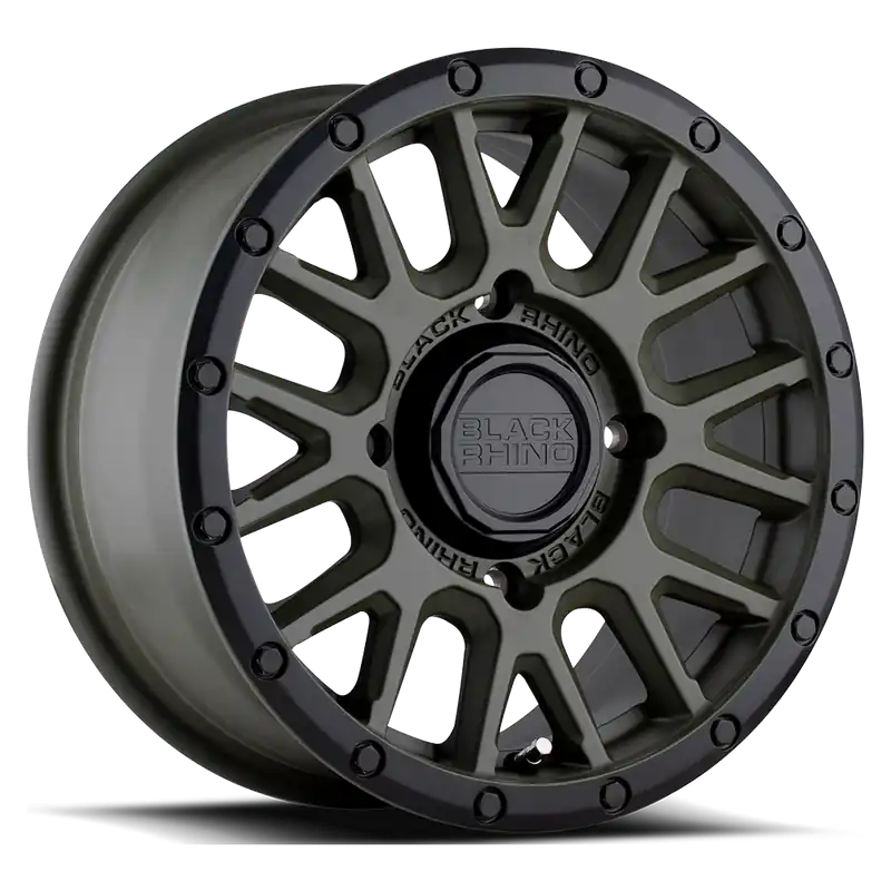 Black Rhino La Paz UTV ODG 15x7 +36 4x136mm 106mm Olive Drab Green Black Lip Edge Budget