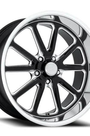 US Mags Rambler U117 20x9.5 +1 5x127mm 78.1mm Gloss Black Milled In Demand