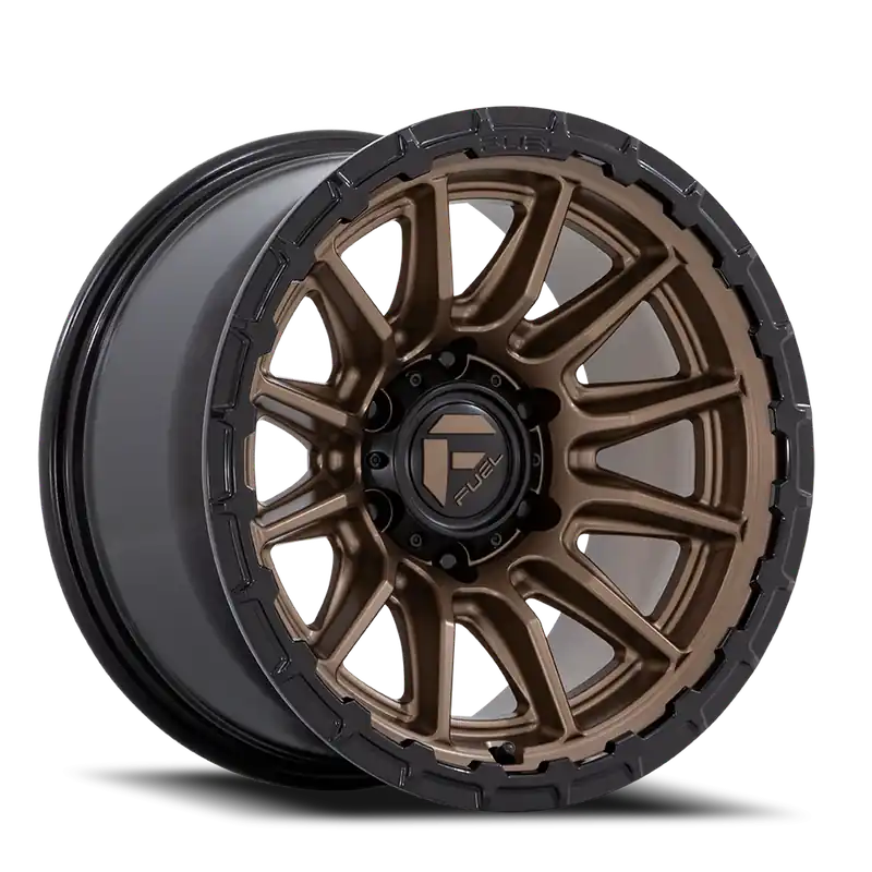 Latest Fuel Piston FC866 ZB 20x10 -18 6x139.7mm 106.1mm Matte Bronze Gloss Black Lip
