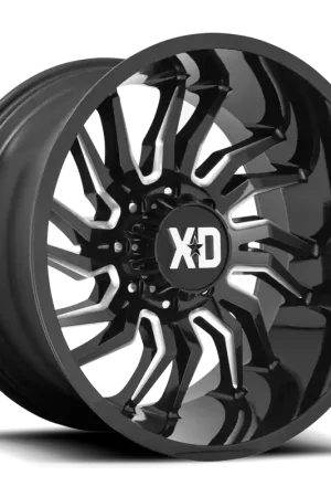 Holiday Sale XD Series Tension XD858 GB-M 20x10 -18 8x165.1mm 125.1mm Gloss Black Milled