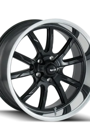Exclusive Ridler 650 Matte Black Polished 18x8 5x114.3 0mm 83.82mm
