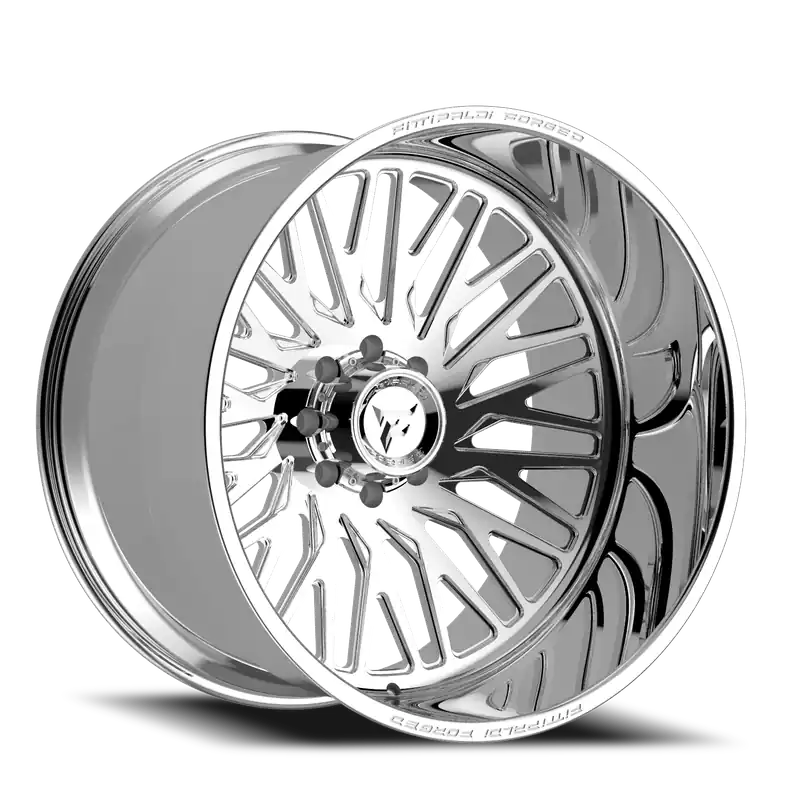 Certified Fittipaldi Offroad FTF500 Left Directional 24x12 -44 6x139.7mm 106.2mm Polished
