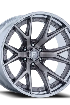 Fuel Catalyst FC402AP 24x12 -44 6x135mm 87.1mm Platinum Chrome Lip Weekend Sale