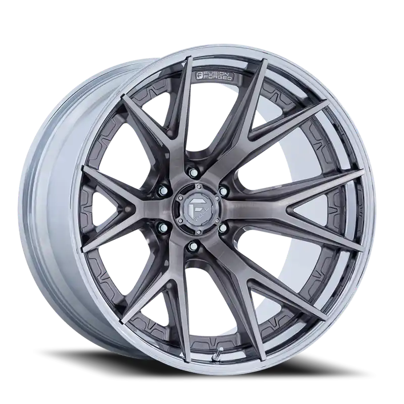Fuel Catalyst FC402AP 24x12 -44 6x135mm 87.1mm Platinum Chrome Lip Weekend Sale