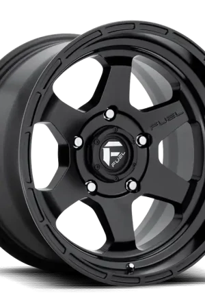 Fuel Shok D664 17x9 +1 6x135mm 87.1mm Matte Black Buy Direct