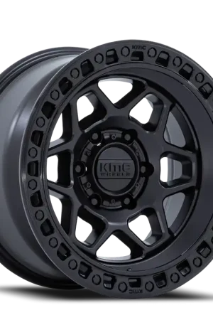 KMC Torx KM553MB 17x8.5 +0 5x127mm 71.5mm Matte Black Gloss Black Lip Buy Today