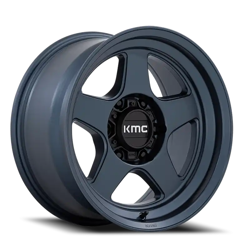 Best Seller KMC Lobo KM728 BLU 17x8.5 -10 5x127mm 71.5mm Metallic Blue