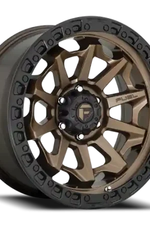 Best Seller Fuel Covert D696 18x9 -12 6x139.7mm 106.1mm Matte Bronze Black Bead Ring