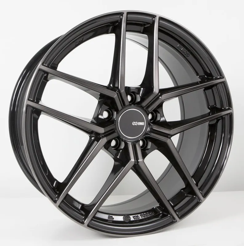 Enkei TY-5 MBM 19x9.5 +35 5x114.3mm 72.6mm Machined Black Pearl Hassle-Free Returns