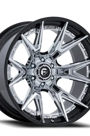 Fuel Catalyst FC402PB 20x9 +1 6x135mm 87.1mm Chrome Gloss Black Lip Weekend Sale