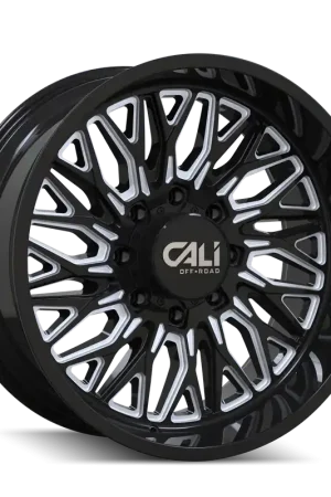 Cali OffxRoad Crusher 9118 Gloss Black Milled 22x10 8x170 x19mm 125.2mm Markdown