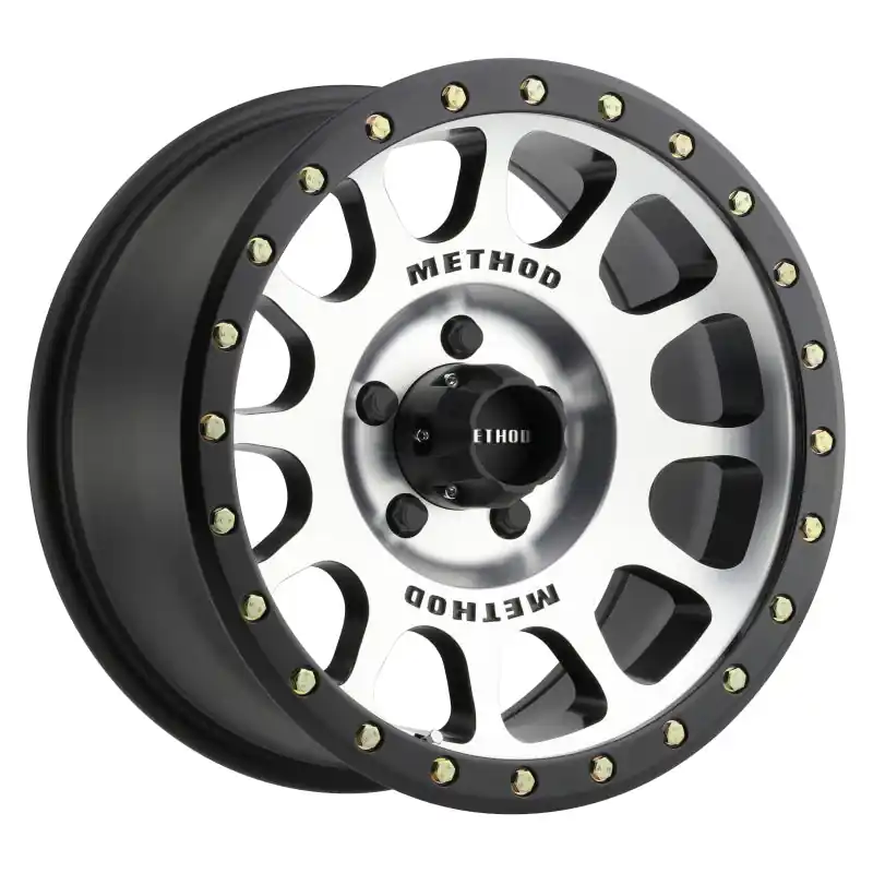 Handmade Method MR305 NV 17x8.5 0mm Offset 5x5 94mm CB Machined/Black Street Loc Wheel
