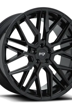Niche Gamma M224 20x9 +18 5x115mm 71.8mm Gloss Black Next Day Delivery
