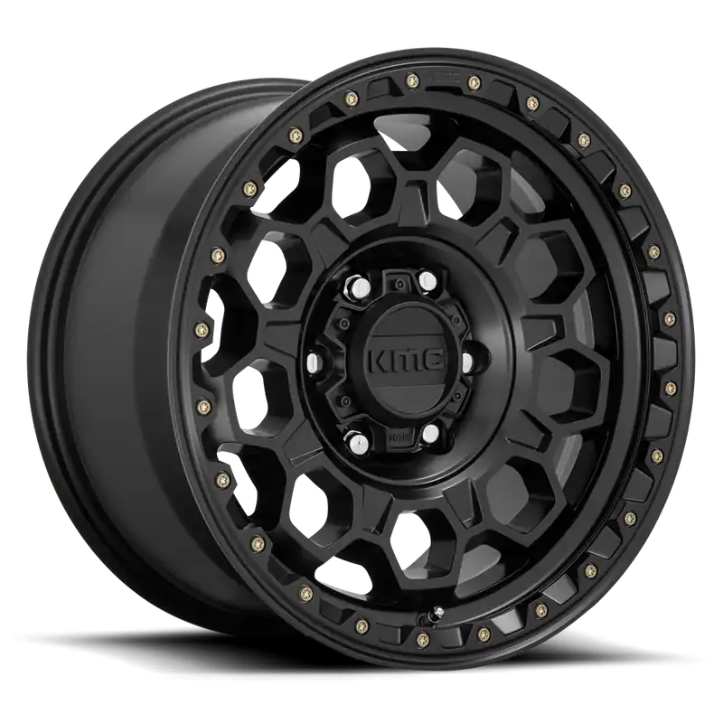 KMC Trek KM545 SB 17x8 +20 6x139.7mm 106.1mm Satin Black Today Only