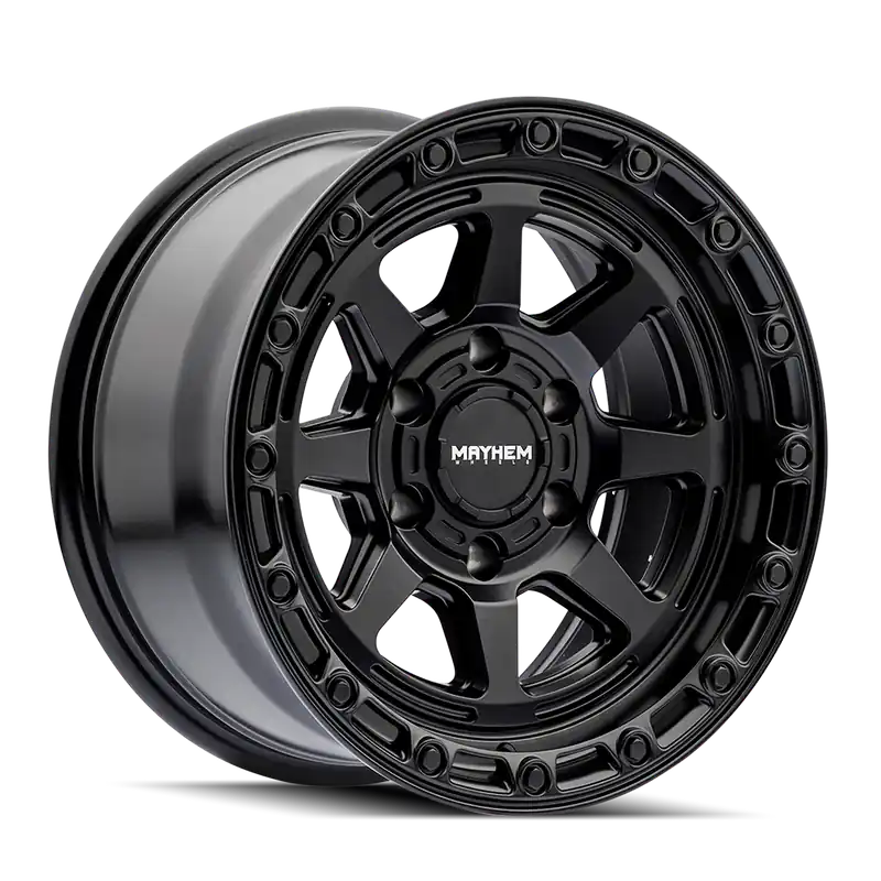 Viral Mayhem Ridgeline 8306 Satin Black 17x8.5 6x139.7 x6mm 106.1mm