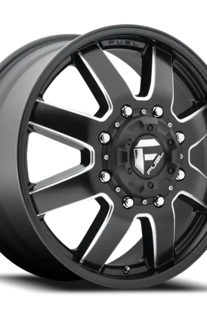 Fuel Maverick Dually D538 20x8.3 +122 8x165.1mm 117mm Black Milled Trusted Brand