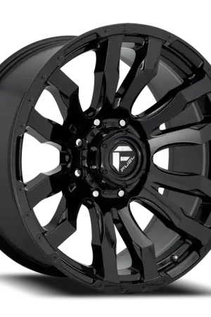 Certified Fuel Blitz D675 18x9 +20 8x180mm 124.2mm Gloss Black
