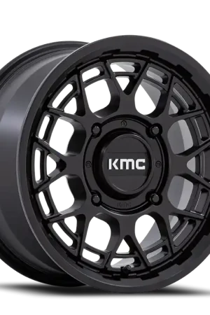 KMC Technic UTV KS139 MB 15x7 +38 4x137mm 96mm Matte Black Clearance