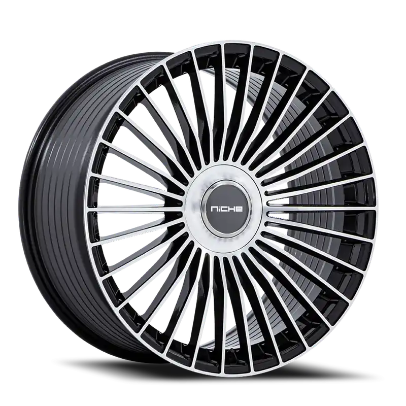 Niche Serene NC282 BM 22x10 +30 6x135/6x139.7mm 100.3mm Gloss Black Machined Face Original