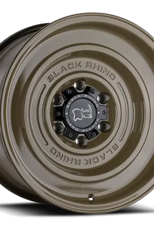 Worldwide Shipping Black Rhino Solid GR 17x9.5 -18 5x127mm 71.6mm Gloss Alligator Green