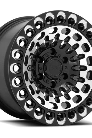 Black Rhino Labyrinth 17x9.5 +12 6x135mm 87.1mm Gloss Black Machined Face-Milled Special Offer