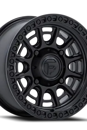 Fuel Cycle UTV FV832MB 15x7 +10 4x137mm 96mm Matte Black Gloss Black Lip Discount