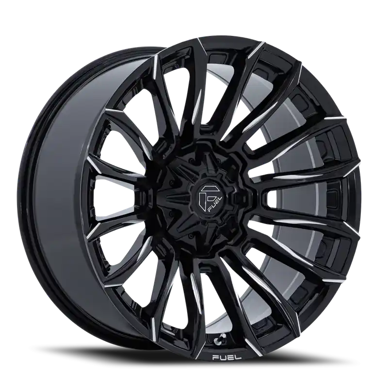 Fuel Blade FC889BE 22x9 +1 6x135/6x139.7mm 106.1mm Gloss Black Milled Wholesale
