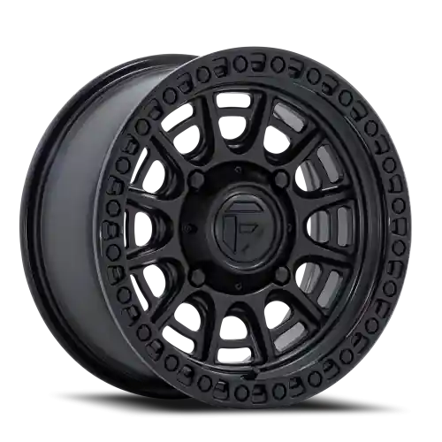 Fuel Cycle UTV FV832MB 15x7 +38 6x139.7mm 100.3mm Matte Black Gloss Black Lip Clearance