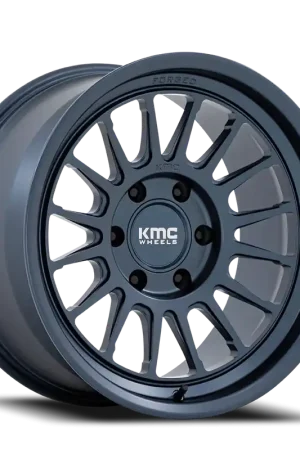 KMC Impact Forged KM447LX 17x8.5 +0 6x135mm 87.1mm Metallic Blue No Minimum Order