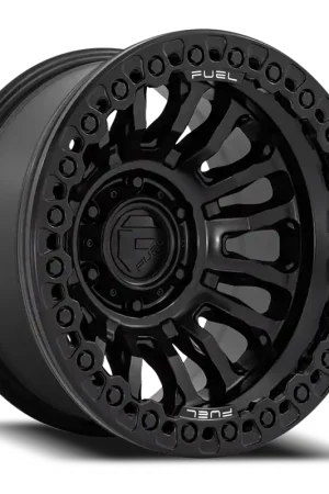 Fuel Rincon Beadlock FC125MX 17x9 -38 6x139.7mm 106.1mm Blackout Holiday Sale