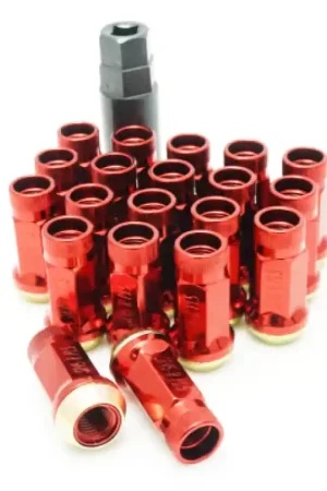 Wheel Mate Muteki SR45R Lug Nut Kit 12x1.5 - Red 20pcs Professional Grade