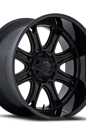 Fuel Darkstar FC853MB 20x9 +1 8x180mm 124.2mm Matte Black Gloss Black Lip In Demand
