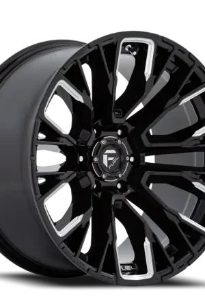 Fuel Rebar 6 D849 20x9 +20 6x135mm 87.1mm Gloss Black Milled Time-Limited