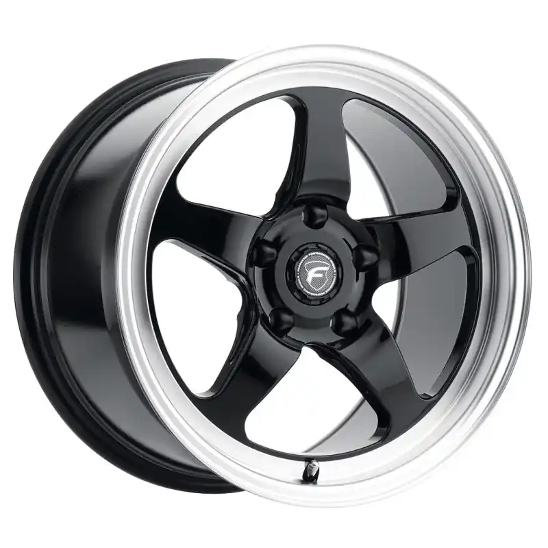 Forgestar D5 Drag 17x10 / 5x120 BP / ET45 / 7.3in BS Gloss Black Wheel Direct From Manufacturer