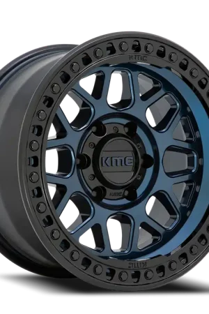 KMC GRS KM549 BL 20x9 +18 6x135mm 87.1mm Midnight Blue Gloss Black Lip Direct From Manufacturer
