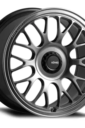 Hot Deal Konig MRK1 17X8 5X114.3 ET40 Hyper Carbon - Gloss Black Gear Cap/Logo/Cover Plate