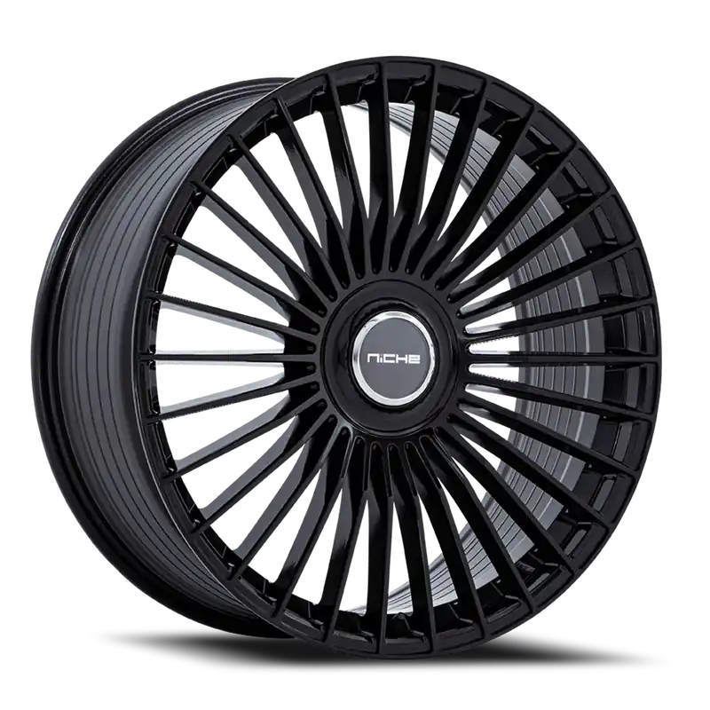 Fast Shipping Niche Serene NC282 GB 22x10 +35 5x112/5x120mm 74.1mm Gloss Black