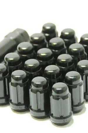 Wheel Mate Muteki Closed End Lug Nuts - Black Chrome 12x1.25 Best Seller