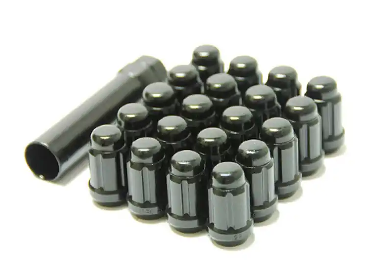 Wheel Mate Muteki Closed End Lug Nuts - Black Chrome 12x1.25 Best Seller